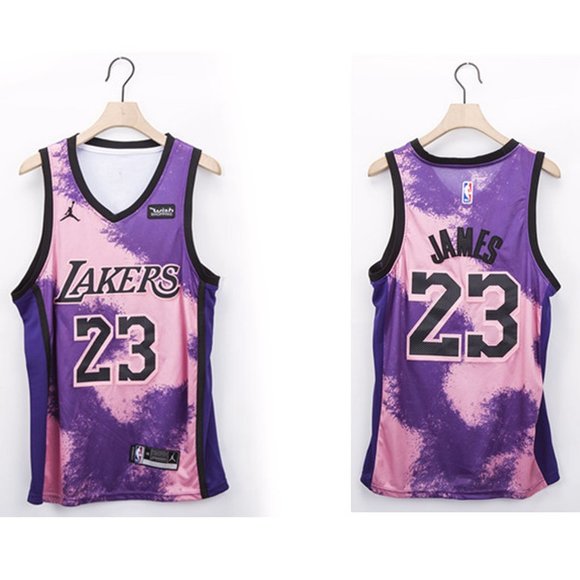 pink lebron jersey
